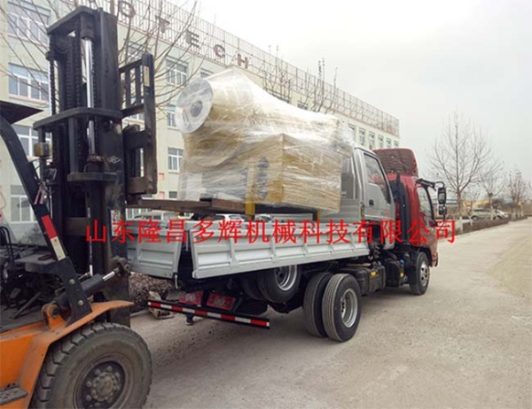 客户定制的全自动电磁滚筒炒锅发货啦~